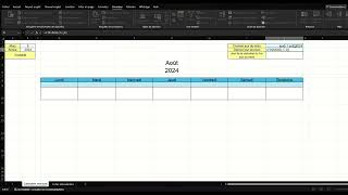 Comment créer un calendrier mensuel sur Excel [upl. by Nnael]