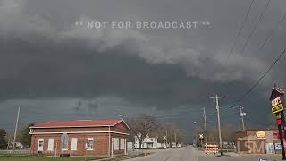 03142024 Valmeyer to Oakdale IL  Tornado Warned Supercells  Gorgeous Storm Structure [upl. by Niras]