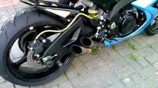 Jardine GP1 on GSXR 1000K8 with decat pipe [upl. by Ydneh]