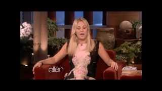 Kaley Cuoco On Ellen  051413 [upl. by Ennayhs]