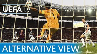 Buffon  Amazing save in 2015 Champions League final  Watch from every angle [upl. by Ahsii]