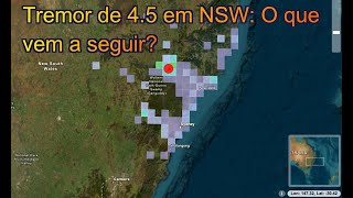 FN Tremor de magnitude 45 perto de Muswellbrook faz parte de série de terremotos na região Hu [upl. by Warthman835]