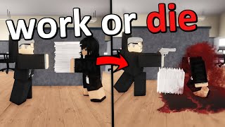 WORK A CORPORATE OFFICE JOB IN ROBLOX OR DIE [upl. by Engenia]