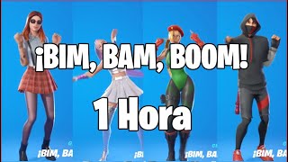 NUEVO BAILE ¡BIM BAM BOOM 1 HORA  Fortnite [upl. by Anitnegra126]