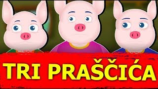 Tri praščića  Najljepše priče za djecu  Animacija [upl. by Darline]