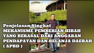 Sabda 72Mekanisme pemberian Hibah yang berasal dari Anggaran Pendapatan dan Belanja Daerah APBD [upl. by Engeddi]