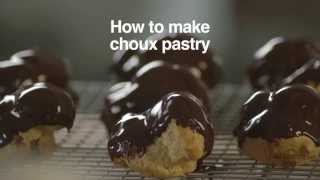 Choux Pastry Recipe For Making Profiteroles  Good Housekeeping UK [upl. by Cinom553]