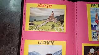 travel brochure on sikkim school project [upl. by Yule]