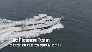 Fleming Yachts 78 Hull 10 Sea Trial [upl. by Acsicnarf]