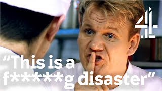 quotShut Up When Im Talkingquot Ramsay LOSES IT  Ramsays Kitchen Nightmares [upl. by Aikahc]