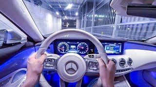 2019 Mercedes Benz S 560 Coupé 469PS NIGHT POV DRIVE Onboard 60FPS [upl. by Ahseei213]