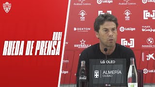 🎙 RUEDA DE PRENSA DE RUBI PREVIA AL ALMERÍA  FUENLABRADA 🔴⚪️ [upl. by Anual]