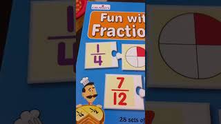 fun with fraction creative fractions activities education puzzle puzzlegame maths match [upl. by Emerson]