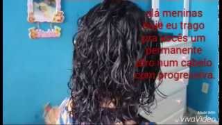 como fazer permanente afro em cabelo com progressiva [upl. by Ahsienek]