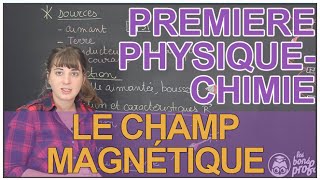 Le champ magnétique  PhysiqueChimie 1ère S  Les Bons Profs [upl. by Wappes]