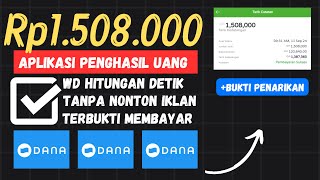 Belum Viral💸 Aplikasi Penghasil Uang Saldo Dana Tercepat 2024 Terbukti Membayar  Apk Penghasil Dana [upl. by Sigismond]