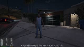 Grand Theft Auto V Michael Meets Franklin After Killing Trevor [upl. by Erbma]