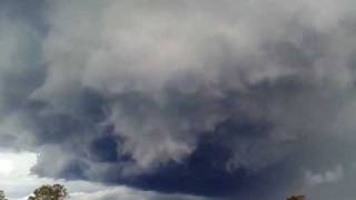 November 16 2008  Vicious Supercell near CanungraTamborine QLD Australia [upl. by Sinne]