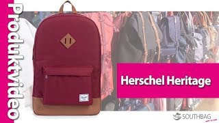 Herschel Rucksack Heritage  Produktvideo [upl. by Aldarcie]