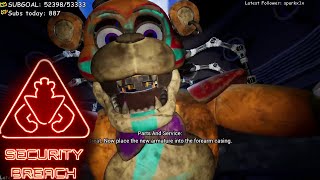 Ranboo Plays FNAF Security Breach Part 2 12182021 VOD [upl. by Ocsinarf]