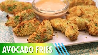 Baked Avocado Fries Only 5 Ingredients [upl. by Dnalevets]