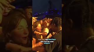 Travis Scott Lets a Fan Sing His Song 👀 [upl. by Bose]