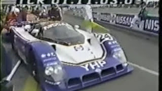 NISSAN R90CK in 1990 LE MANS Qualify [upl. by Yklam873]