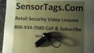 SensorTagscom How to use Security Lanyards [upl. by Esilehc]