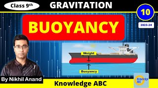 C9P10  Buoyancy  Experiment  Buoyant Force  Class 9 Science  Gravitation  Knowledge Abc Nikhil [upl. by Thrasher]