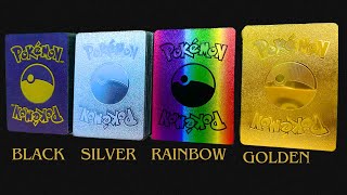 I FOUND GREAT COLLECTION of Pokemon Cards  I found Weird Pokemon BLACK SILVER RAINBOW amp GOLD CARDS [upl. by Hannan935]