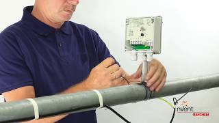 RAYCHEM ETL  On Pipe ATTS13 Thermostat Installation [upl. by Wertz]