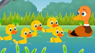 Five Little Ducks  Tomy Kids  Nursery Rhymes and Baby Songs [upl. by Lattie]