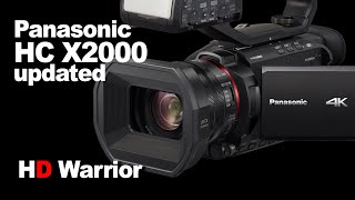 Panasonic HCX2000 Review updated [upl. by Knipe]