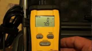 How to Measure Airflow with the Fieldpiece STA2 Hotwire Anemometer [upl. by Odnalref]