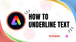 How to underline text in adobe express [upl. by Katzman558]