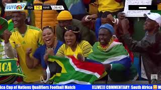 LIVE COMMENTARY South Africa 🆚 Morocco  Africa Cup of Nations Qualifiers Football Match [upl. by Alek225]