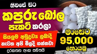 How To Start Swayan Rakiya Business at Home 2024 කපුරු බෝල Business Swayan Rakiya in Srilanka [upl. by Yelir639]