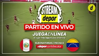 PERÚ VS VENEZUELA EN VIVO  ELIMINATORIAS MUNDIAL 2026 [upl. by Kata]