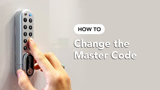 How To Change the Master Code  KitLock by Codelocks [upl. by Zane300]