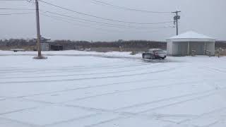 Snow drifting a 2017 BMW 750i XDrive [upl. by Aiken]