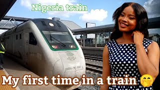 VLOG My first time in a train Ibadan to Lagos amp Lagos to Ibadan train experience Nigeria train [upl. by Wilinski]