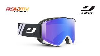 Julbo REACTIV Photochromic Ski Goggles Lens Technology [upl. by Eyllek]