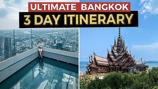 The Ultimate 3 Day BANGKOK Itinerary  Thailand Travel Guide 2024 [upl. by Llenil4]