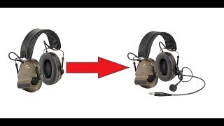 How to upgrade your Peltor Comtac XPI or XP to a communication headset [upl. by Bartko]