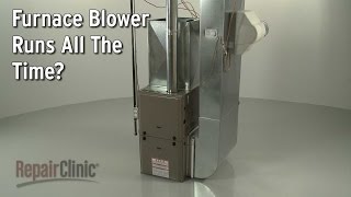 Furnace Blower Runs All The Time — Furnace Troubleshooting [upl. by Wonacott]