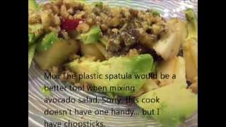 Easy Avocado Salad Recipe  Avocado Apple and Jicama salad [upl. by Matrona154]