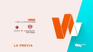 Cúcuta vs Unión Magdalena La Previa  En vivo  Torneo Aguila 2018 – Final vuelta [upl. by Froma]