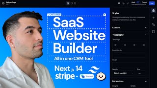 SaaS Website Builder Project Management And Dashboard Nextjs14 Bun Stripe Connect Prisma MySQL [upl. by Ahsea174]