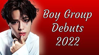 Kpop Boy Groups Who Debuted in 2022 [upl. by Hemetaf]