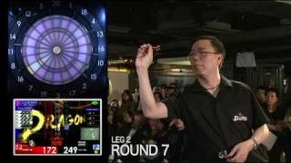 DRAGON DARTS TOURNAMENT 20102011 SEMIFINAL MATCH 2 [upl. by Annekam]